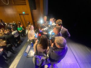 אופיר ויינברג, בת משפחתו של החטוף איתי סבירסקי. צילום: Maiell Duo